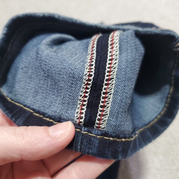 SILVER JEANS Lola Bootcut Jeans Stretch Mid-Rise Selvedge Blue Women's 28 X 32" - Picture 5 of 16